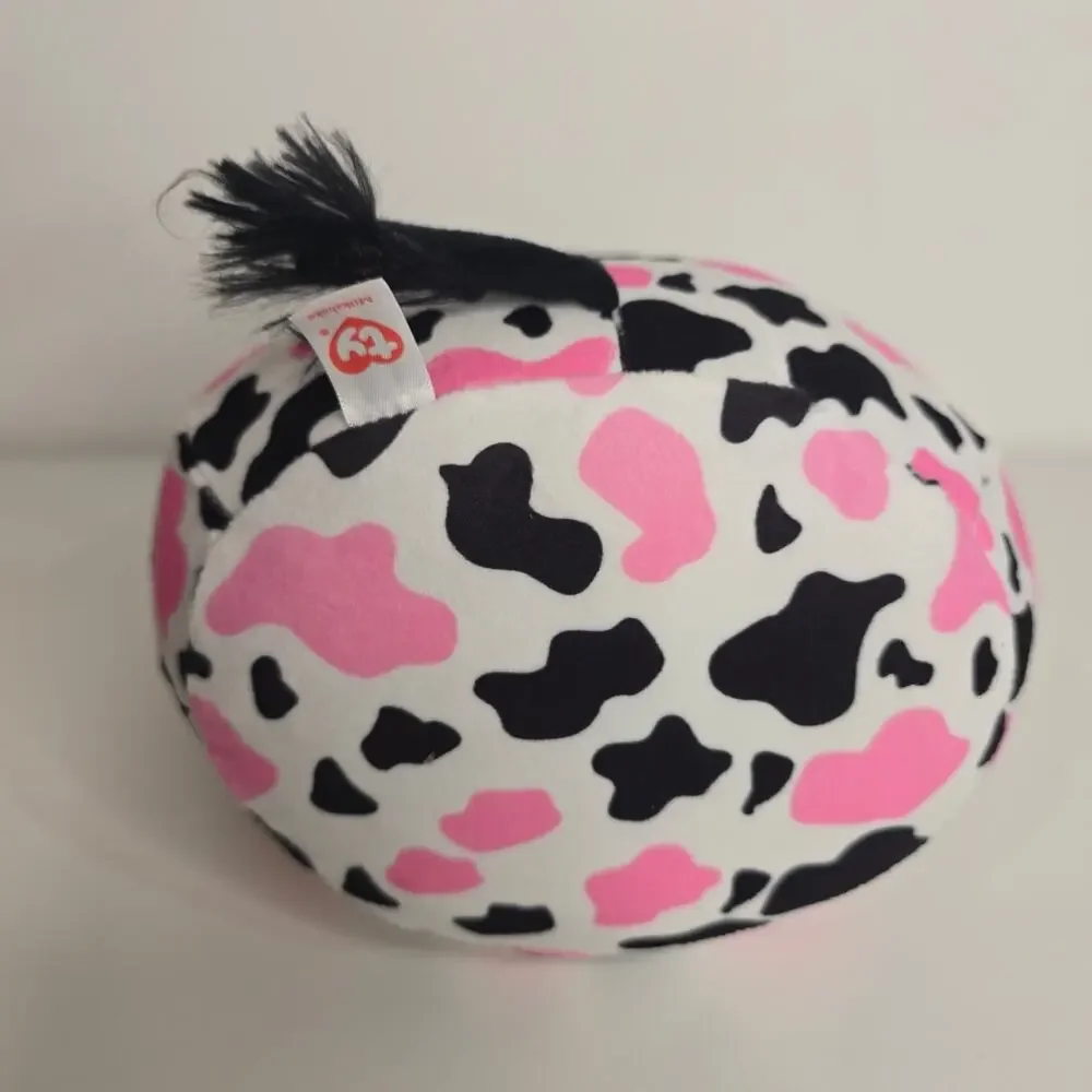 TY Squish-A-Boos Milkshake Cow Plush Stuffed Animal Pillow‎ ​Niche Pink Cute Toy